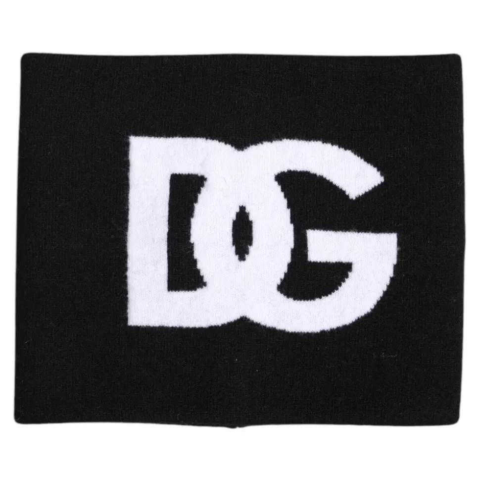 Logo Print Knitted Neck Warmer