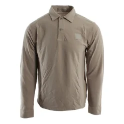 Long Sleeve Cotton Jersey Polo