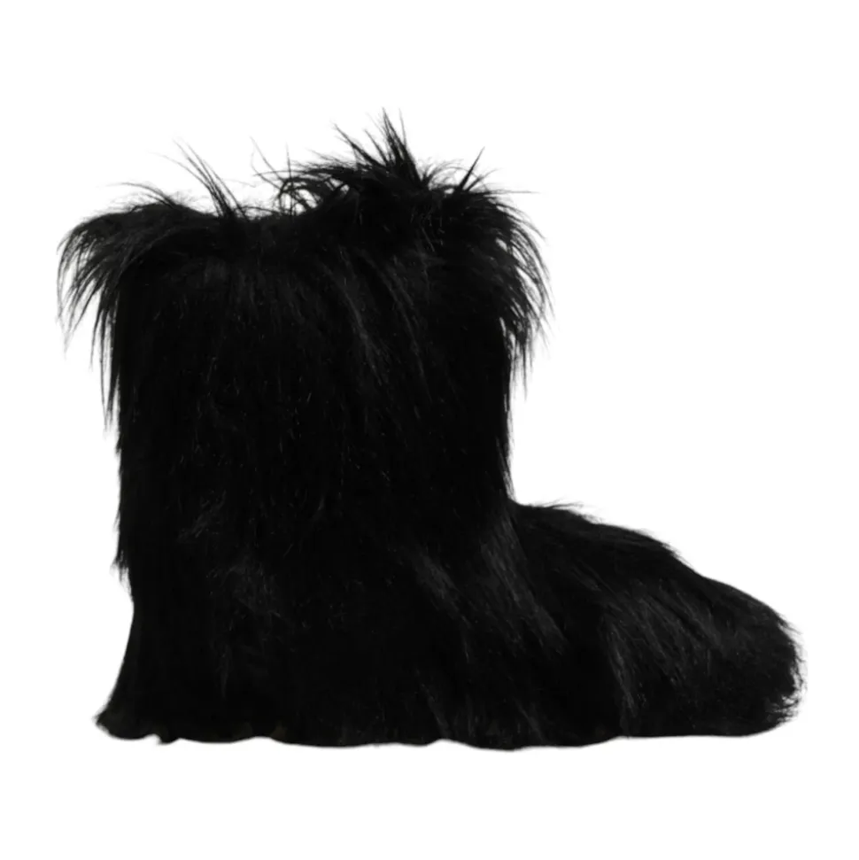 Luksusowe Faux Fur Śniegowce za Kostkę