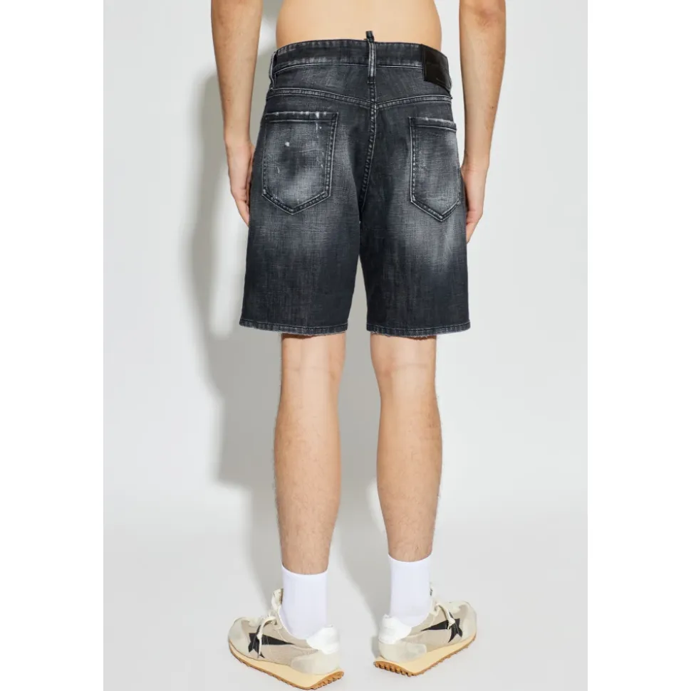 Marine Denim Shorts