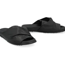 Mobius Leather Slides