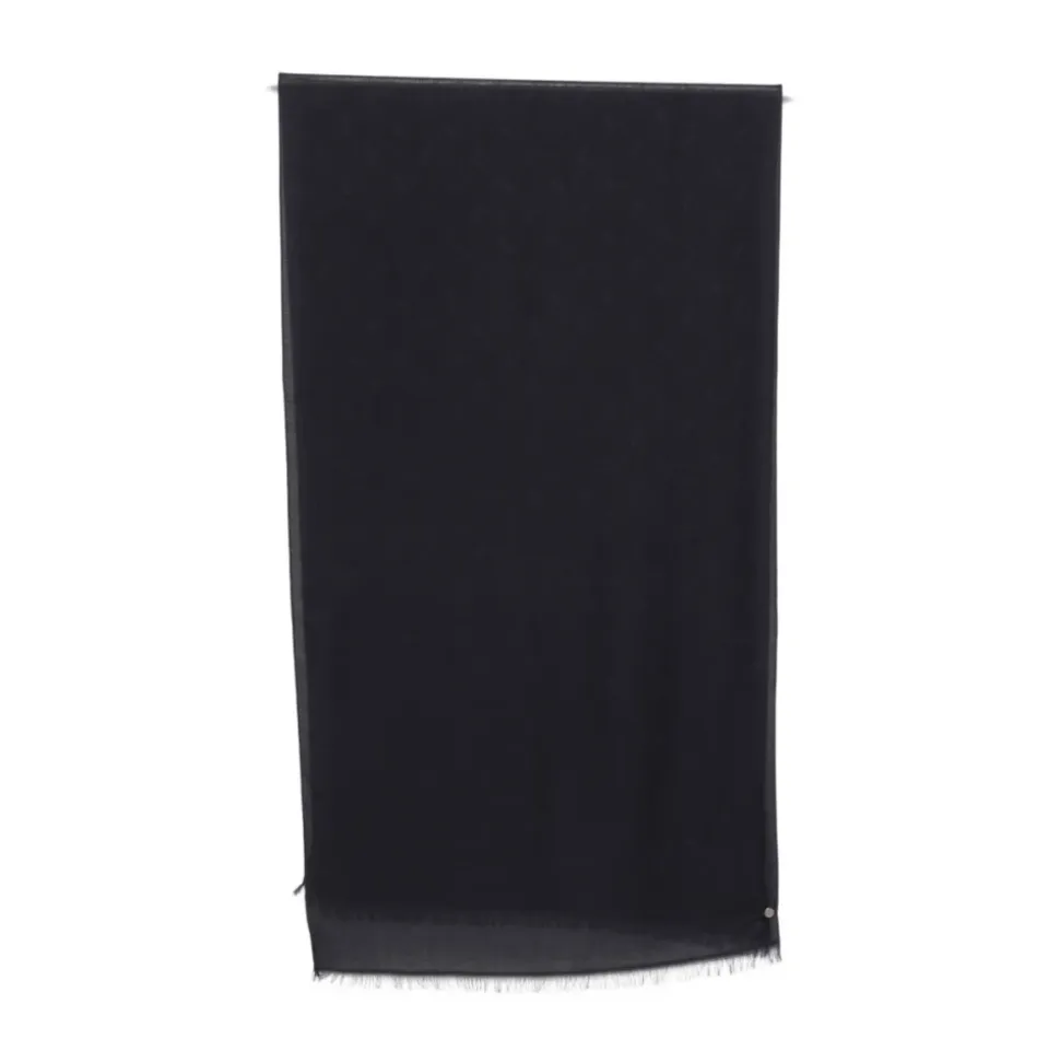 Monogram Fringed Scarf