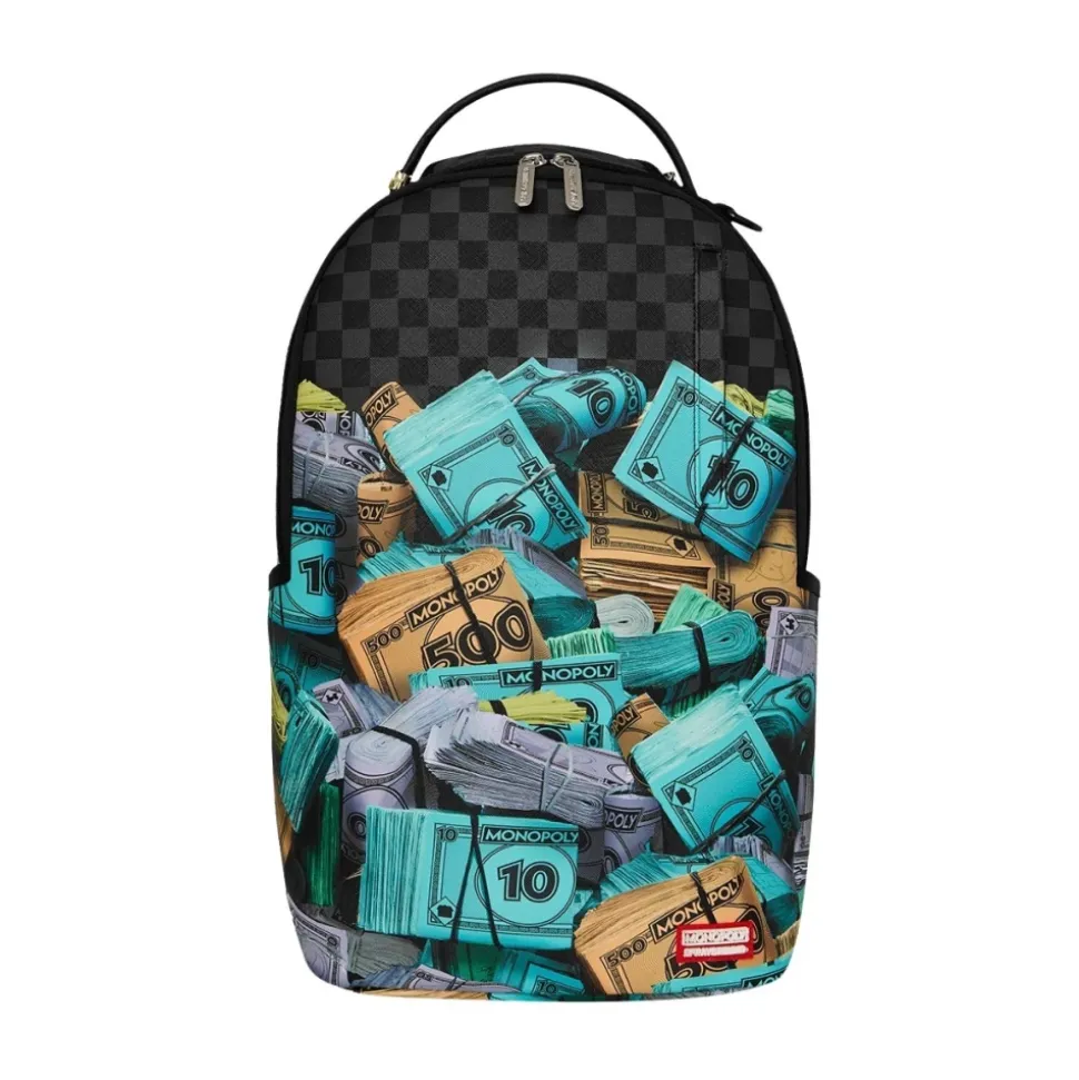 Monopoly Money Stacks Backpack