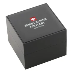 Męski Zegarek GMT Analogowy Kwarcowy 7052 Ze Stali Nierdzewnej 10 ATM 7052.1115