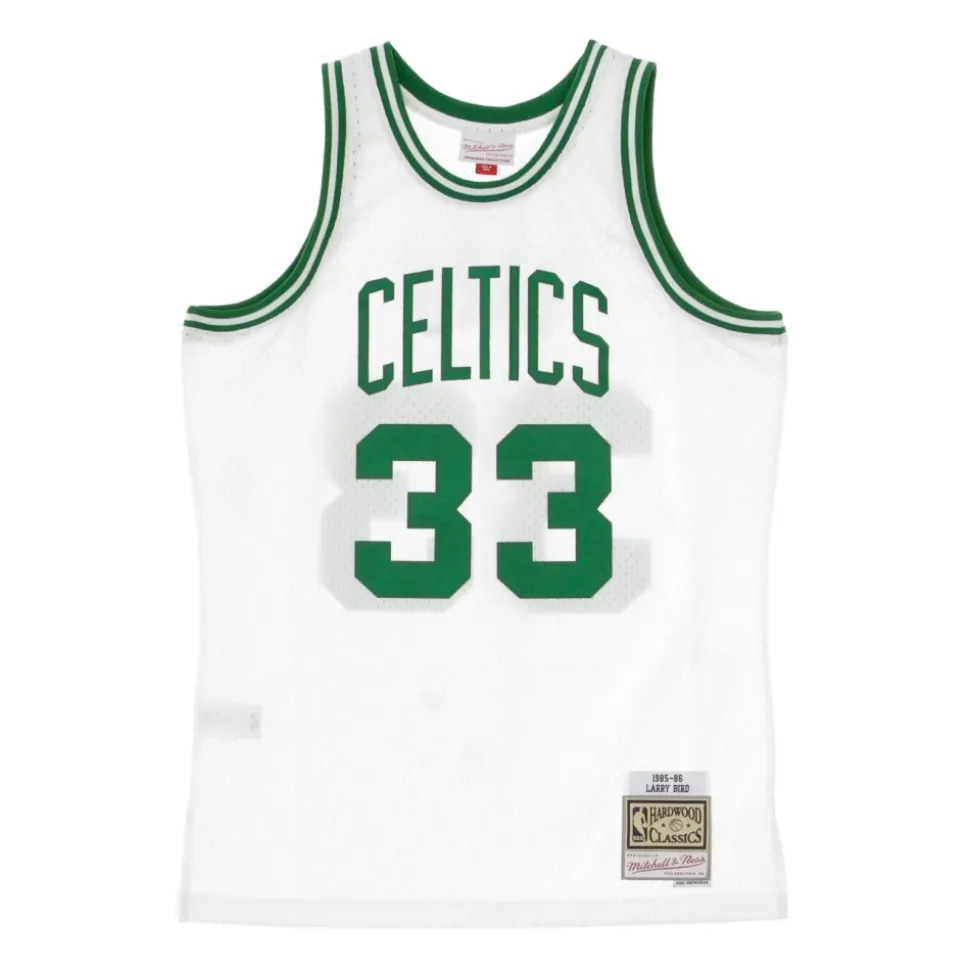 NBA Swingman Jersey Hardwood Classics No 33 Larry Bird 1985-86