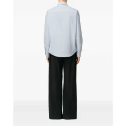 Niebieska Koszula Bawełniana AW25