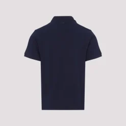 Niebieska Koszulka Polo Stylowy Strój Casual