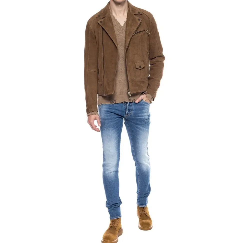 Niebieskie zniszczone Cool Guy Jeans