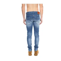 Niebieskie zniszczone Cool Guy Jeans