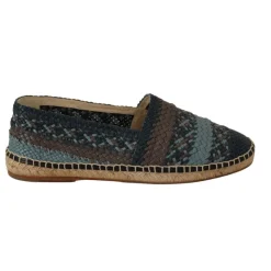 Niebiesko-Szare Slip On Buffalo Espadrille Buty