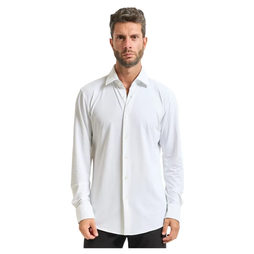 Nowoczesna Biała Koszula Slim Fit