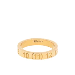 Numbers Motif Band Ring