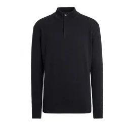 Oasi Cashmere Zip Mock Neck Sweater
