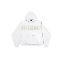 Oversized Unisex Hoodie z zniszczonym logo
