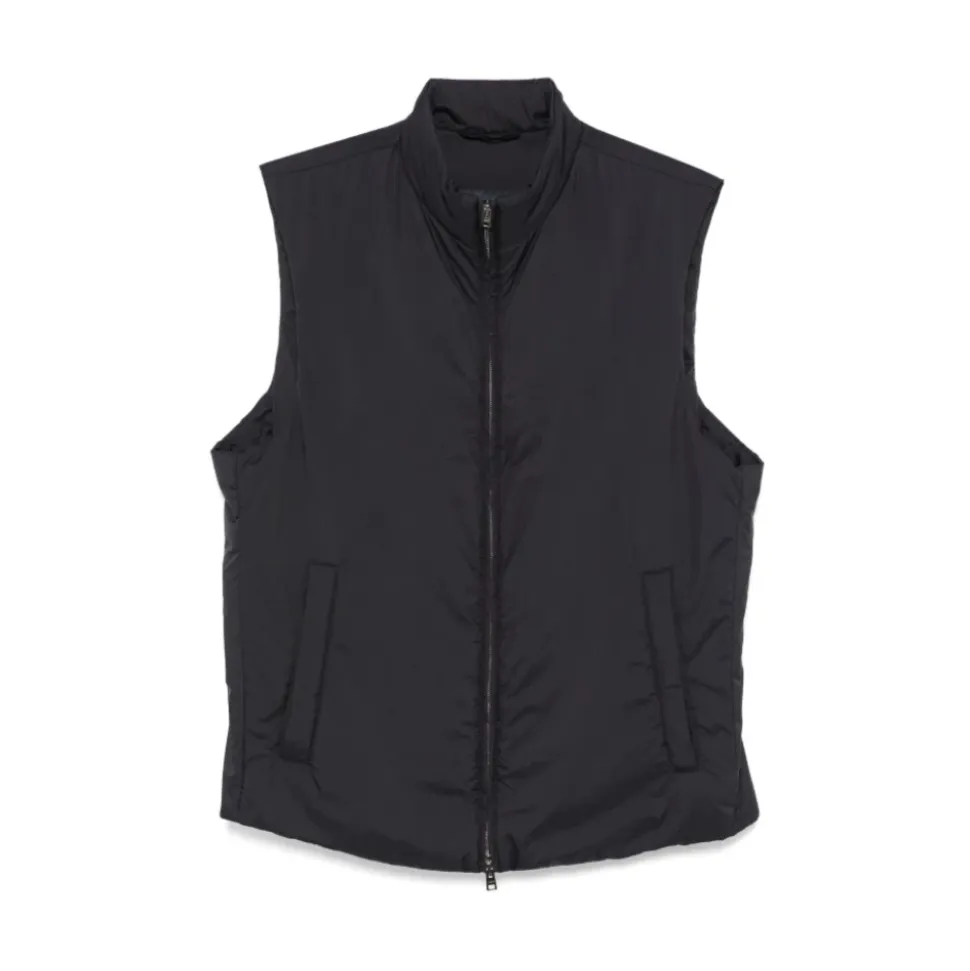 Padded Vest Front Zip Pocket