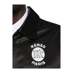 Paris Emblem Zipped Coach Jacket