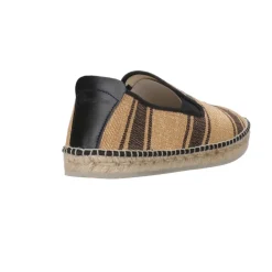 Płaskie buty w czarnym i brązowym