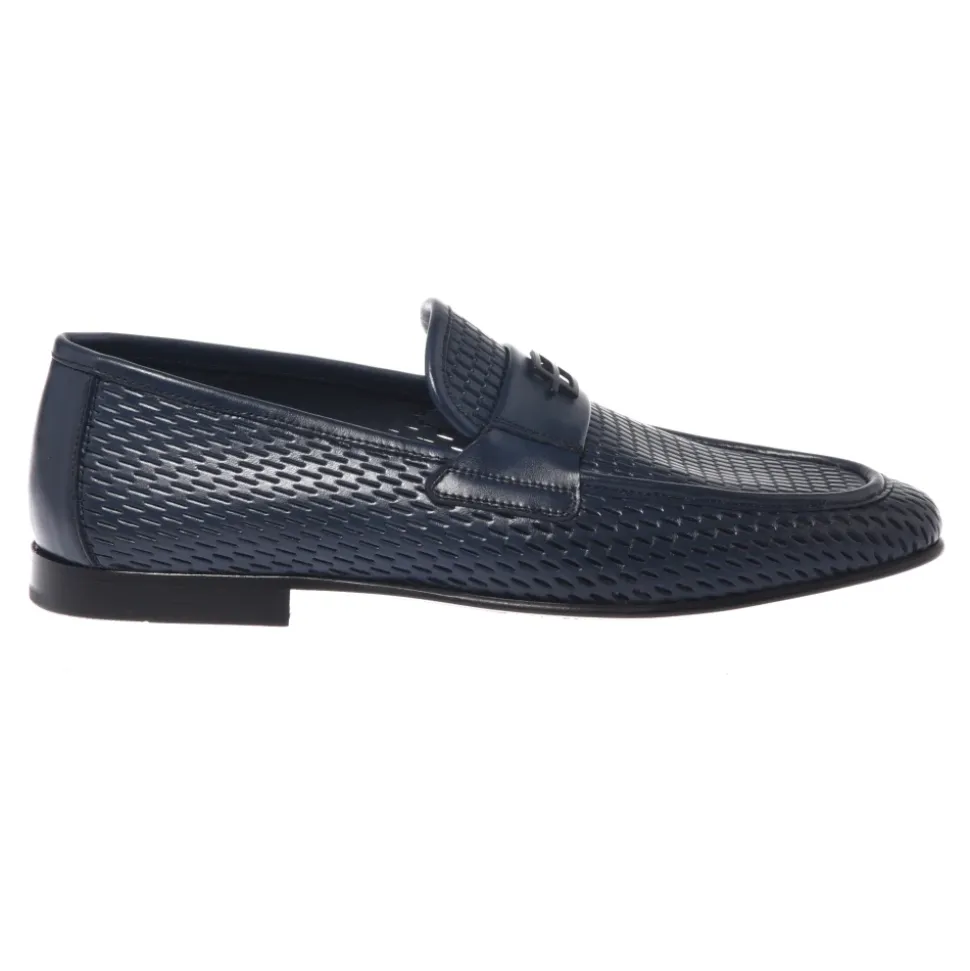 Perforated Leather Loafer