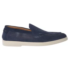 Perforated Suede Loafer