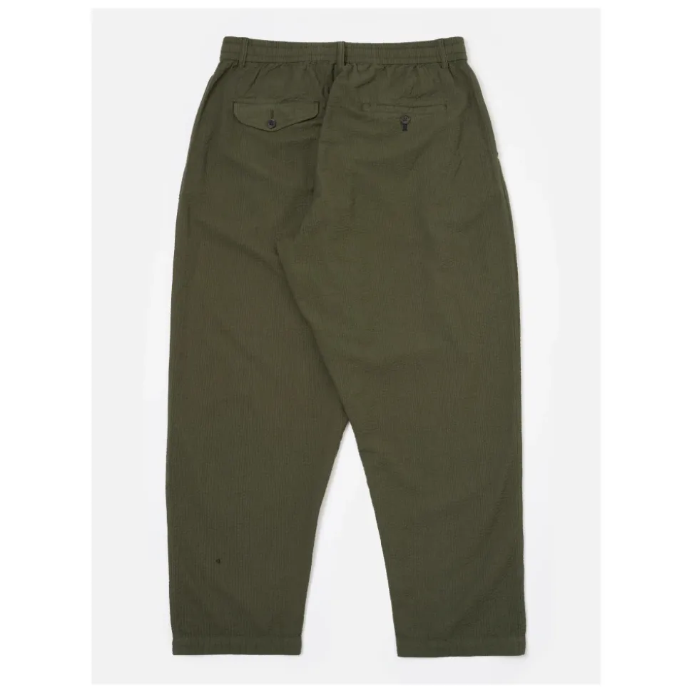 Pleated Track Pant Merida Seersucker