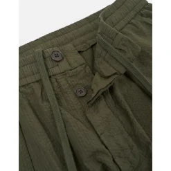 Pleated Track Pant Merida Seersucker