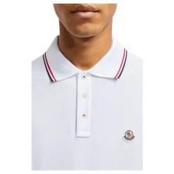 Polo Shirt z Trójkolorowym Wykończeniem