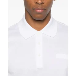 Polo z bawełny z grosgrain Paris
