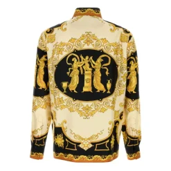 Printed Silk Twill Regular Shirt