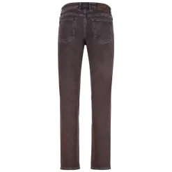 Regular Fit Jeans z logo ze skóry