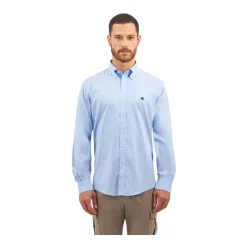 Regular Fit Non-Iron Stretch Supima Cotton Casual Shirt with Button Down Collar