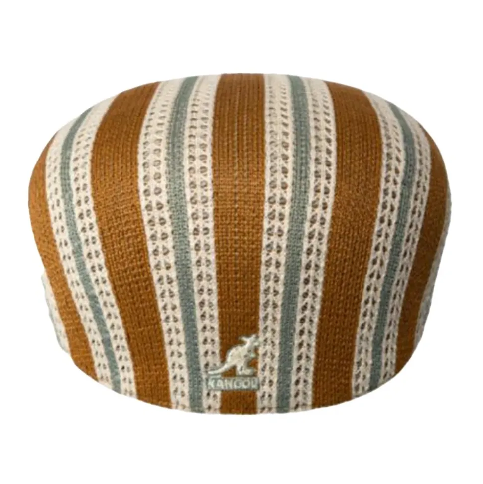 Resort Stripe 504 Flat Cap
