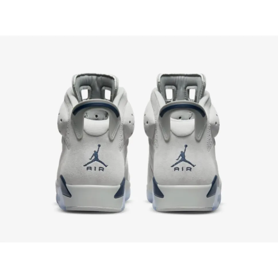 Retro Air 6 Szara Niebieska Sneaker