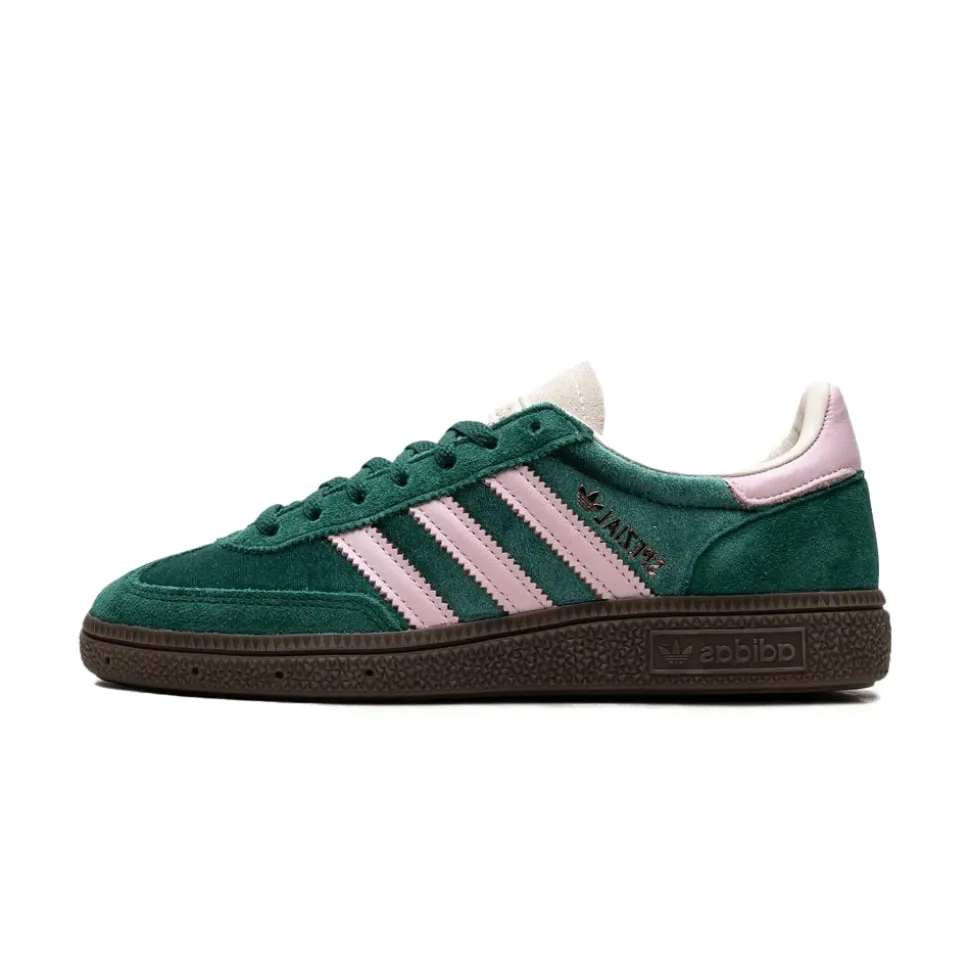 Retro Handball Spezial Zielony Różowy Welur