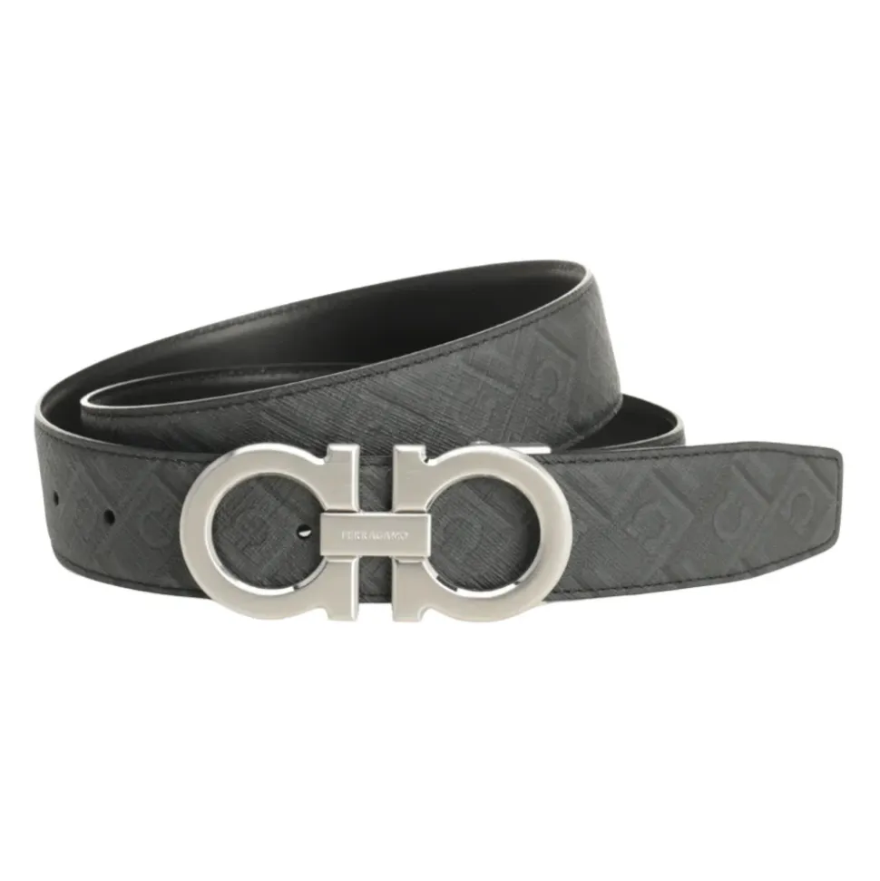Reversible And Adjustable Gancini Belt