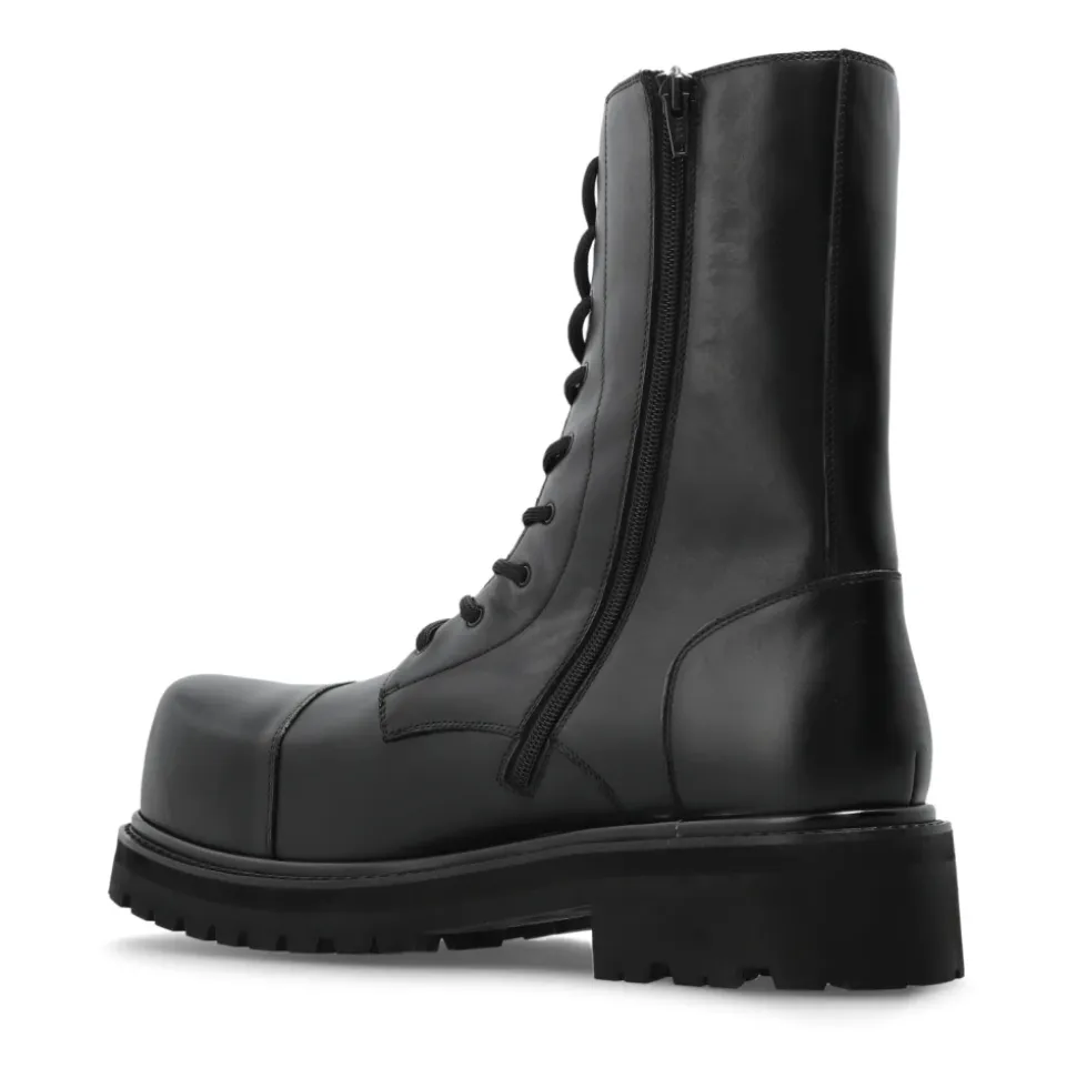 Skórzane buty za kostkę