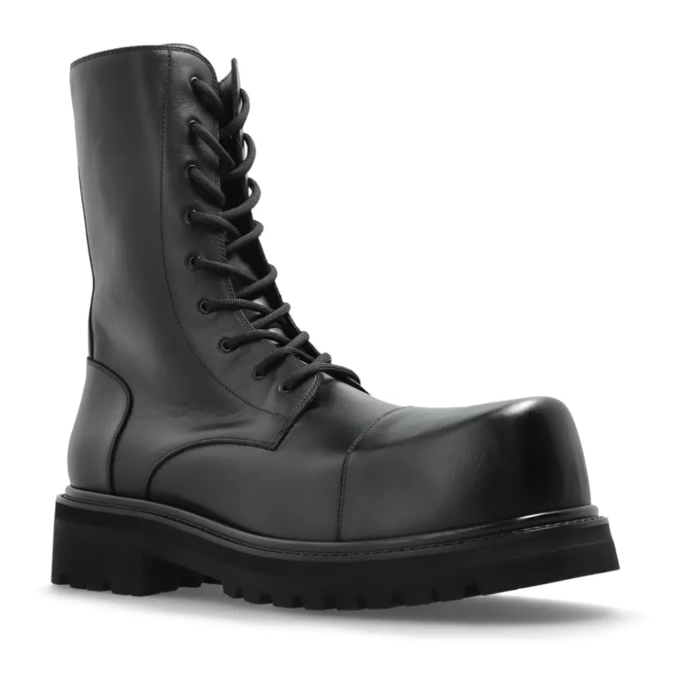 Skórzane buty za kostkę