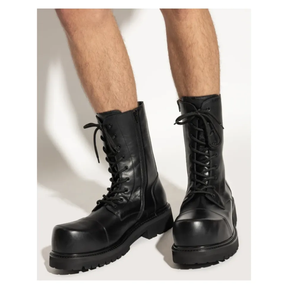 Skórzane buty za kostkę