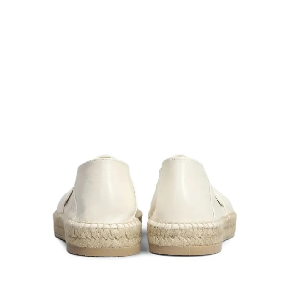 Skórzane espadryle