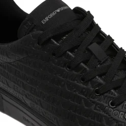 Skórzane sneakersy z pełnym logo