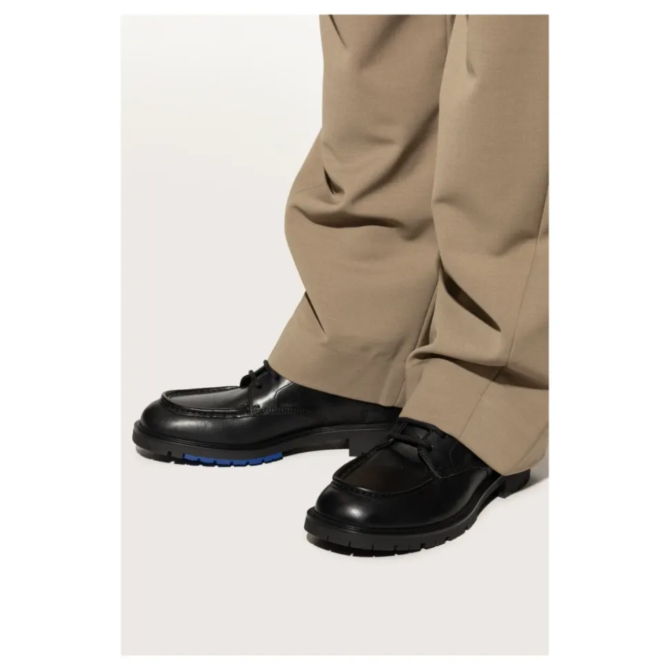 Skórzane sznurowane buty wojskowe Rogue