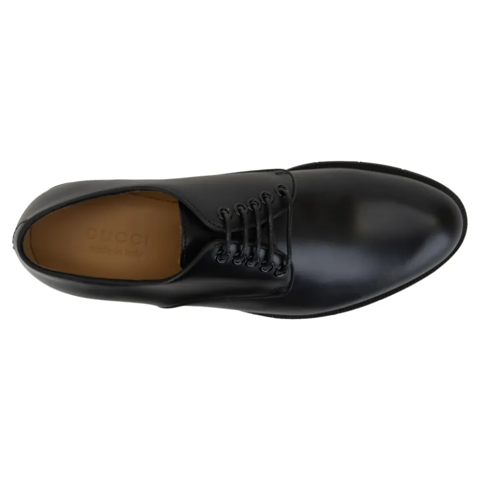 Skórzane sznurowane eleganckie buty