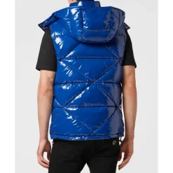 Sleeveless Jacket Hexagon