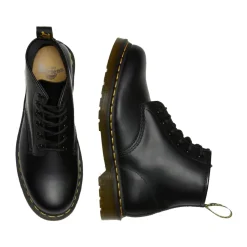 101 Smooth Boots - Klasyczne Docs z żółtymi szwami