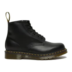 101 Smooth Boots - Klasyczne Docs z żółtymi szwami