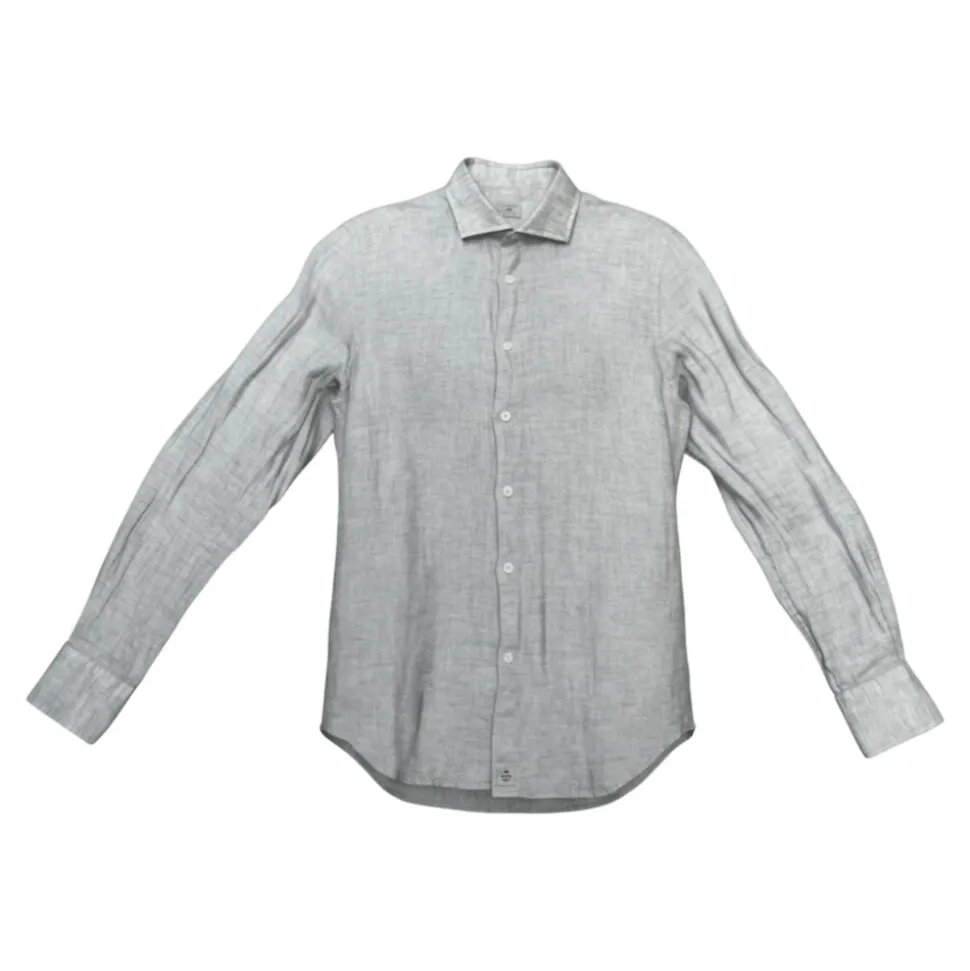 Sonrisa Leinenhemd, Fine Linen, hellgrau