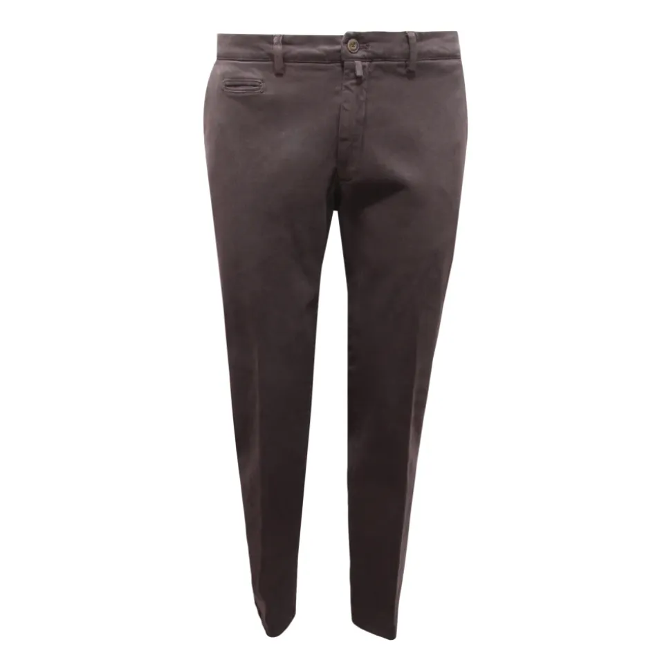 Spodnie bawełniane o kroju slim fit