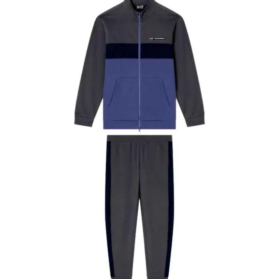Sportowy dres w bloki kolorystyczne