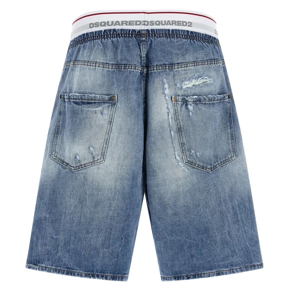 Surfer Denim Bermuda Shorts