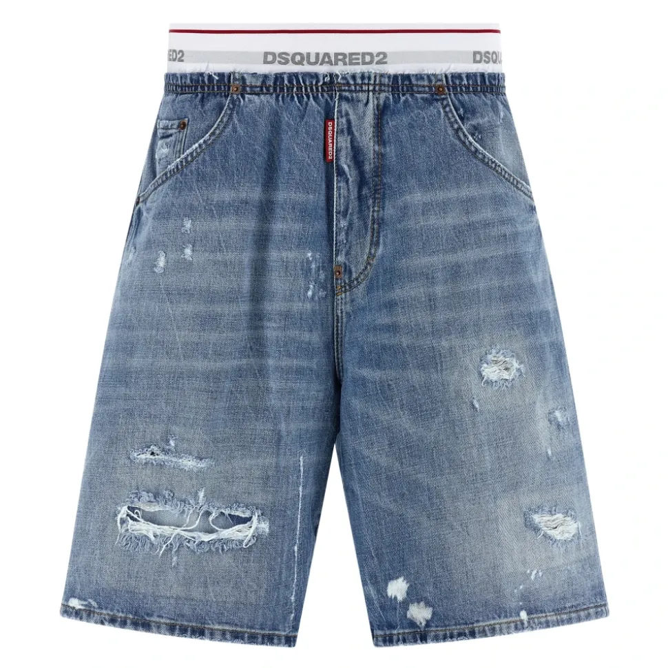Surfer Denim Bermuda Shorts