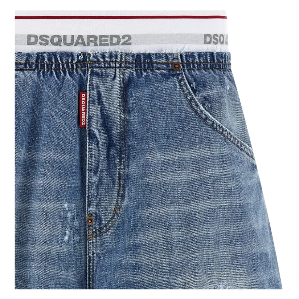 Surfer Denim Bermuda Shorts